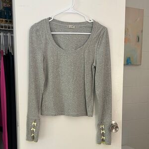 Free people make it molly long sleeve shirt small